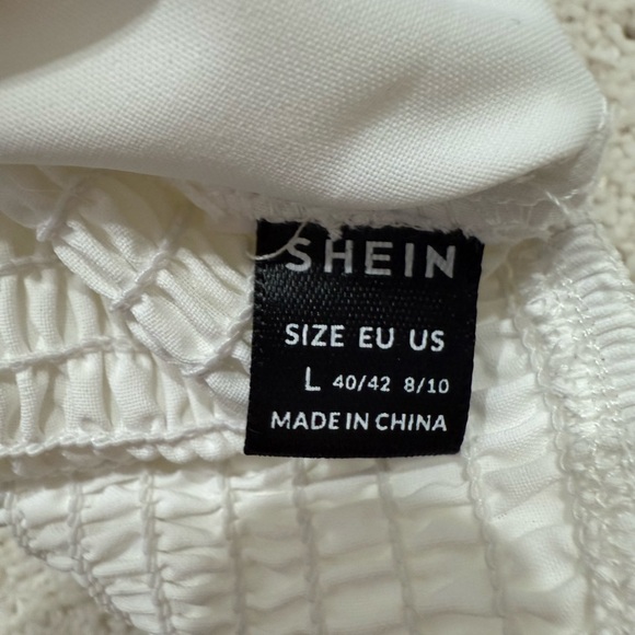 SHEIN White Off-Shoulder Blouse - Picture 6 of 6